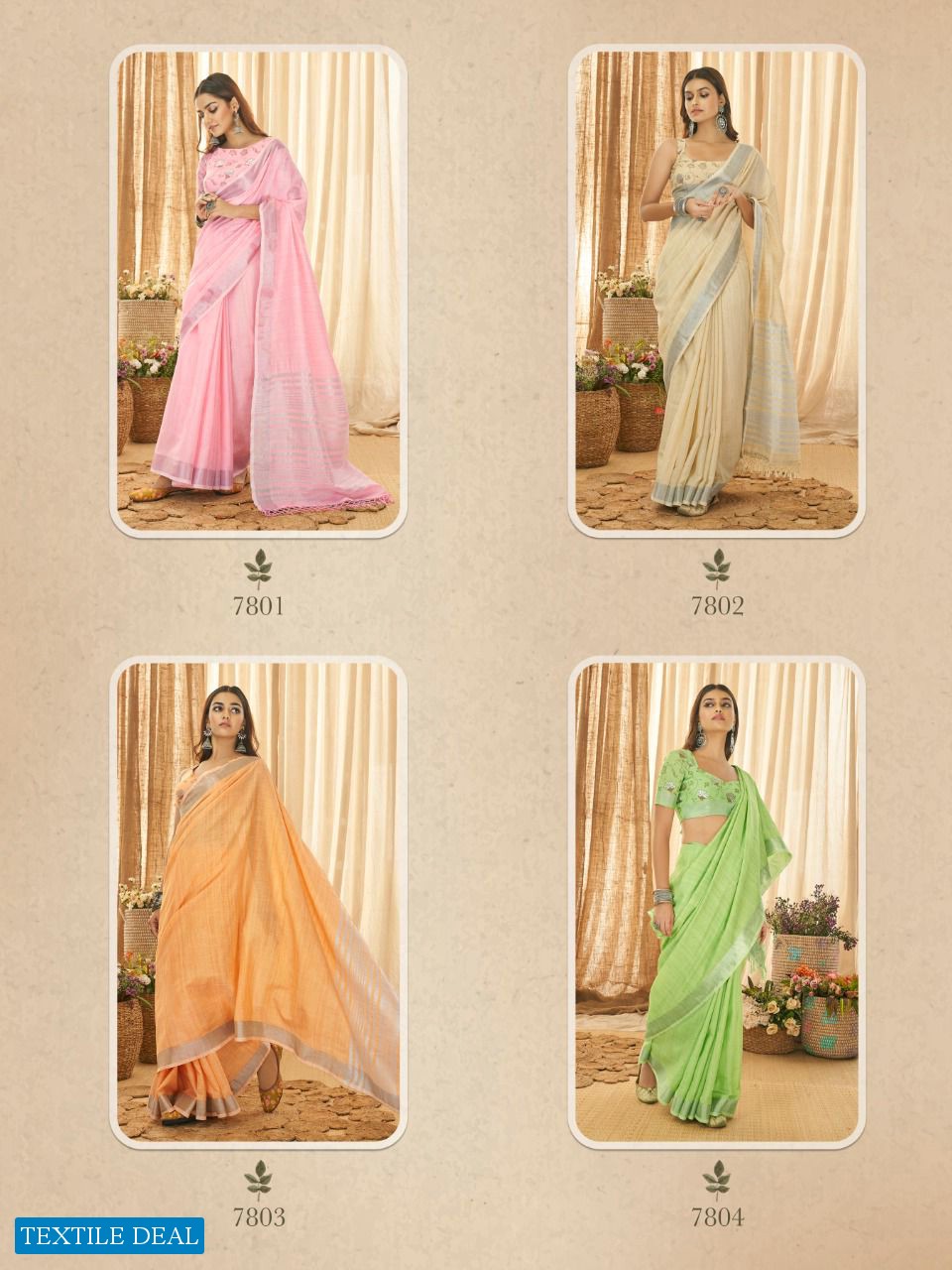 RAJPATH ANOKHI SOFT LINEN FANCY SAREES COLLECTION