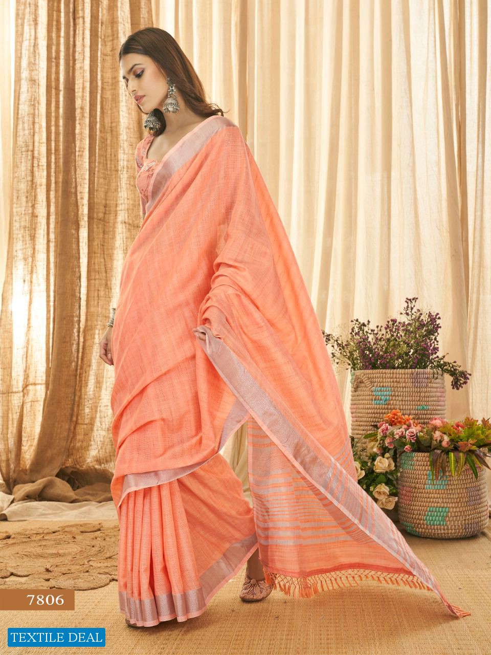 RAJPATH ANOKHI SOFT LINEN FANCY SAREES COLLECTION