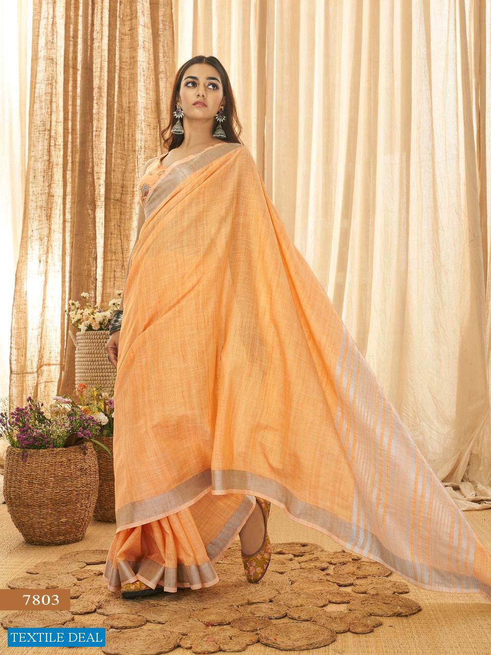 RAJPATH ANOKHI SOFT LINEN FANCY SAREES COLLECTION