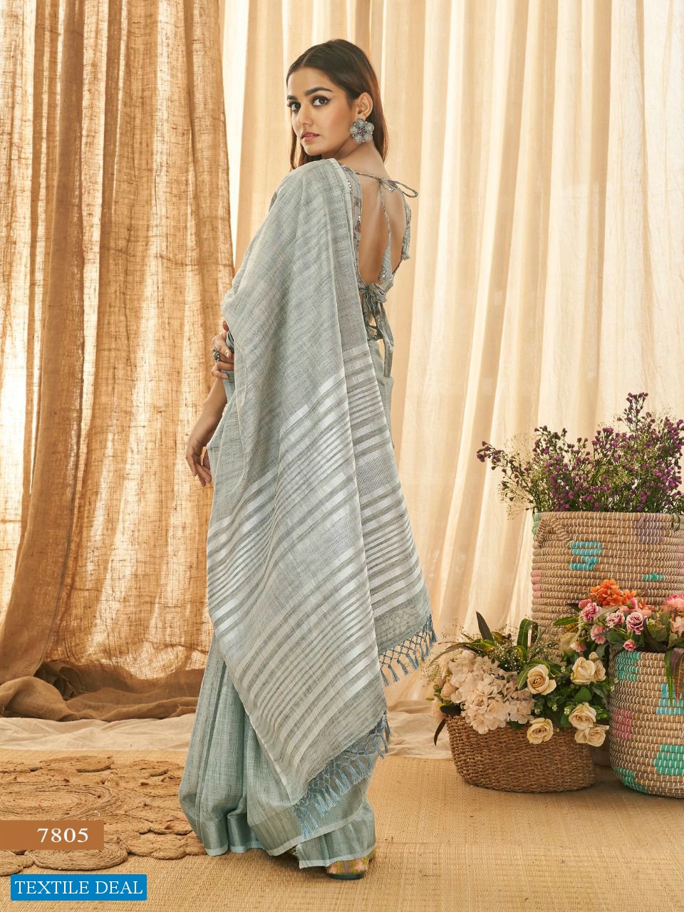 RAJPATH ANOKHI SOFT LINEN FANCY SAREES COLLECTION