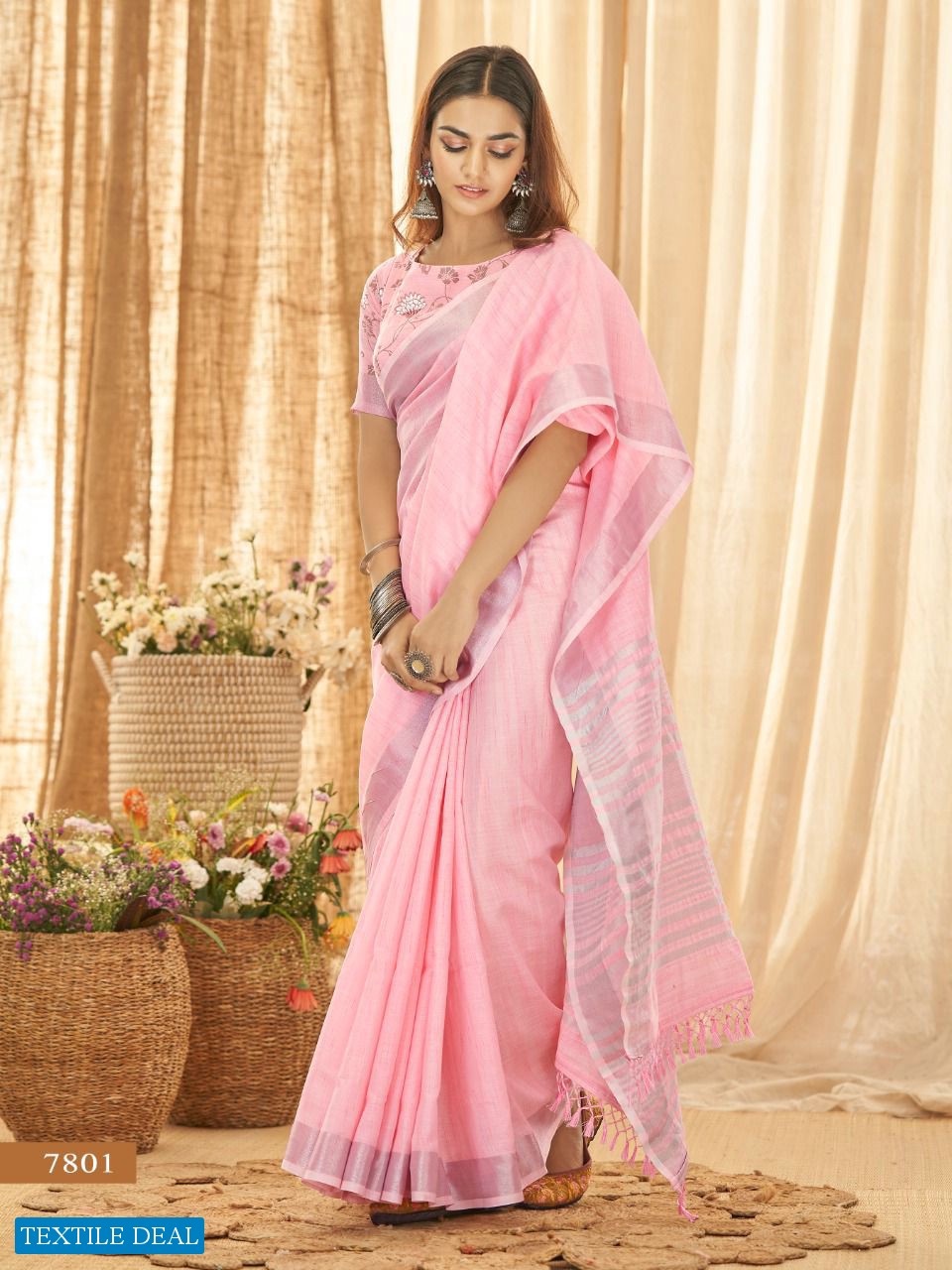 RAJPATH ANOKHI SOFT LINEN FANCY SAREES COLLECTION