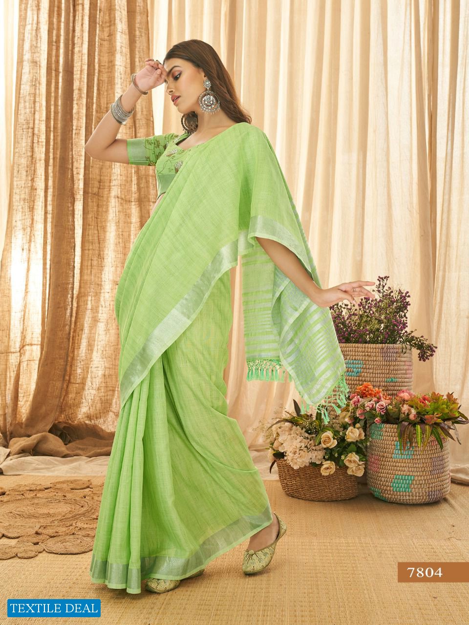 RAJPATH ANOKHI SOFT LINEN FANCY SAREES COLLECTION