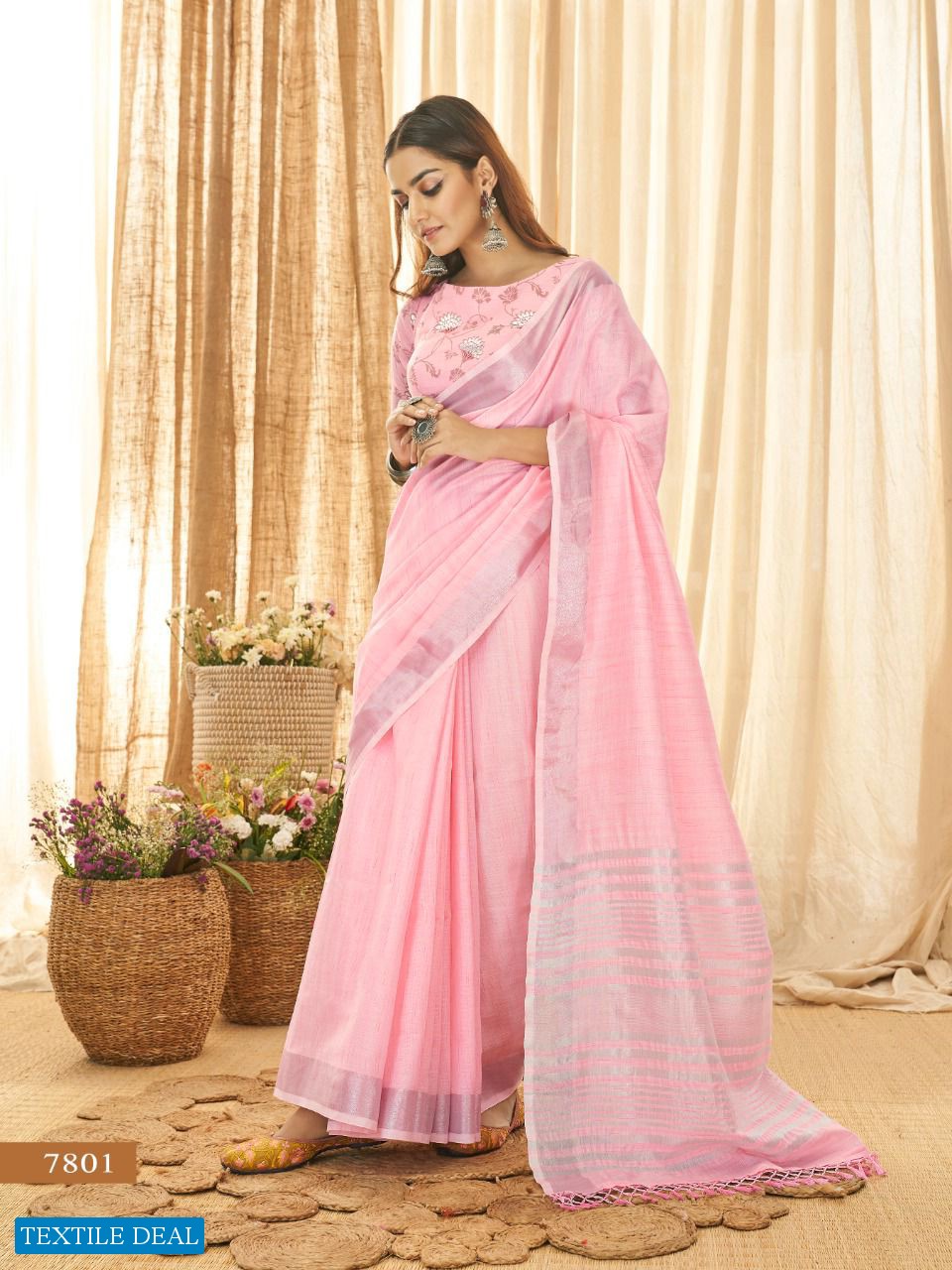 RAJPATH ANOKHI SOFT LINEN FANCY SAREES COLLECTION