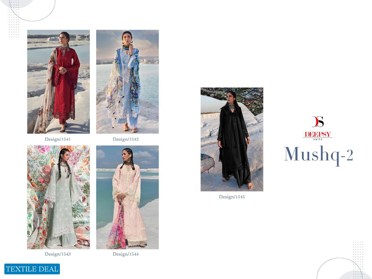 Deepsy Mushq Vol-2 Wholesale Pakistani Concept Dress