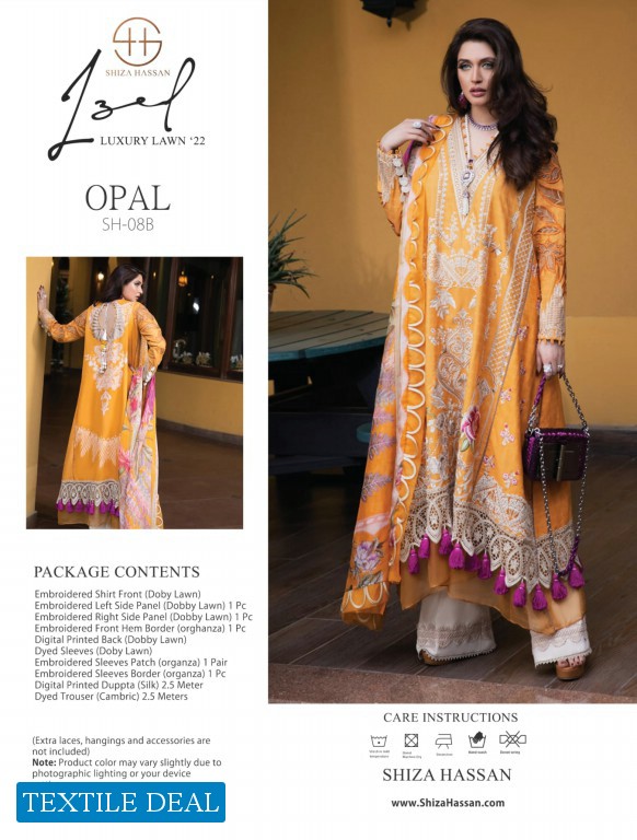 Shiza Hassan Luxury Lawn 2022 Original Pakistani Suits