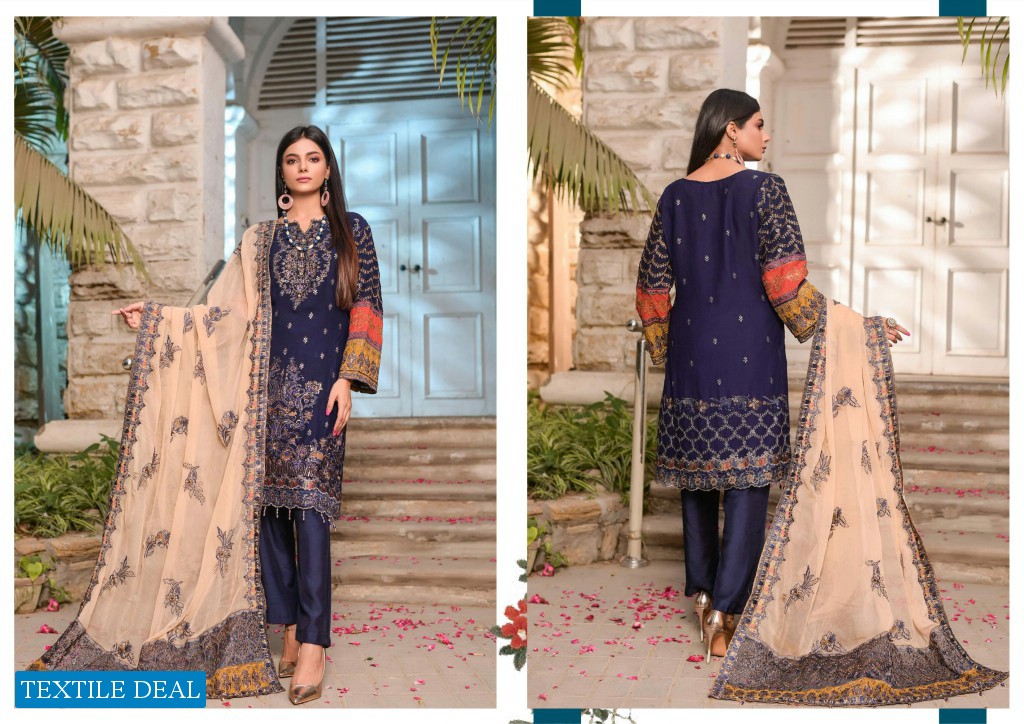 Zainab Falzani Festive Luxury Chiffon Pakistani Salwar Suits