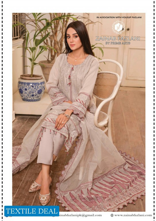 Zainab Falzani Festive Luxury Chiffon Pakistani Salwar Suits