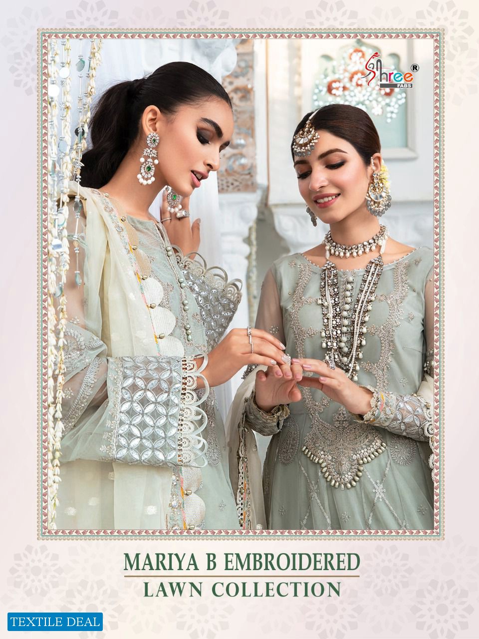 SHREE FABS MARIYA B EMBROIDERED LAWN COLLECTION PAKISTANI SUITS ONLINE