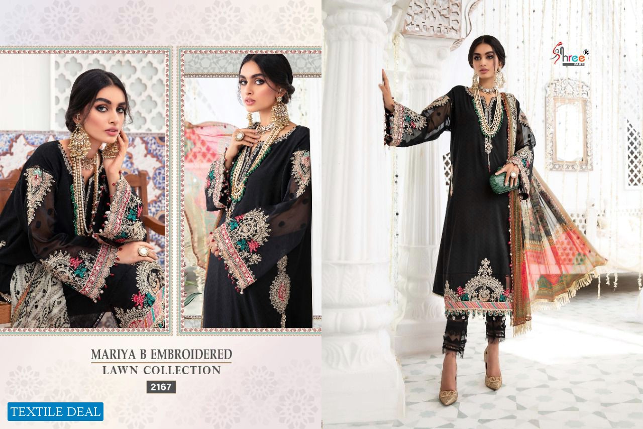 SHREE FABS MARIYA B EMBROIDERED LAWN COLLECTION PAKISTANI SUITS ONLINE