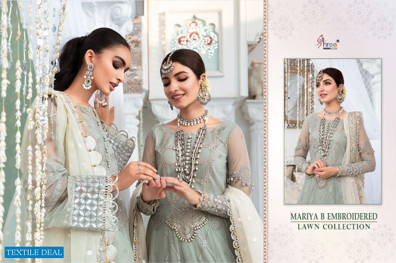 SHREE FABS MARIYA B EMBROIDERED LAWN COLLECTION PAKISTANI SUITS ONLINE