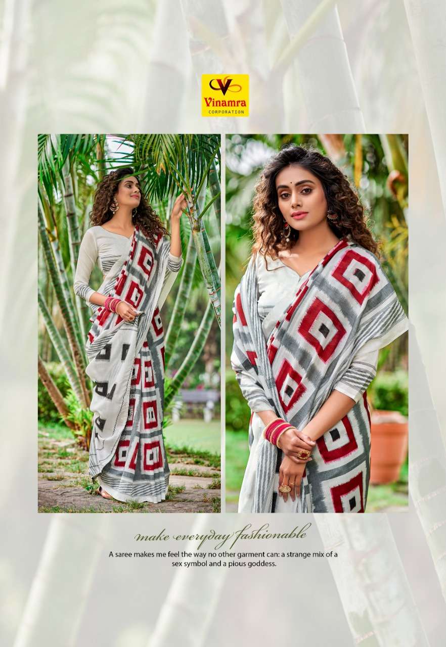 VINAMRA ROCKSTAR IKKAT VOL 2 COTTON SAREES
