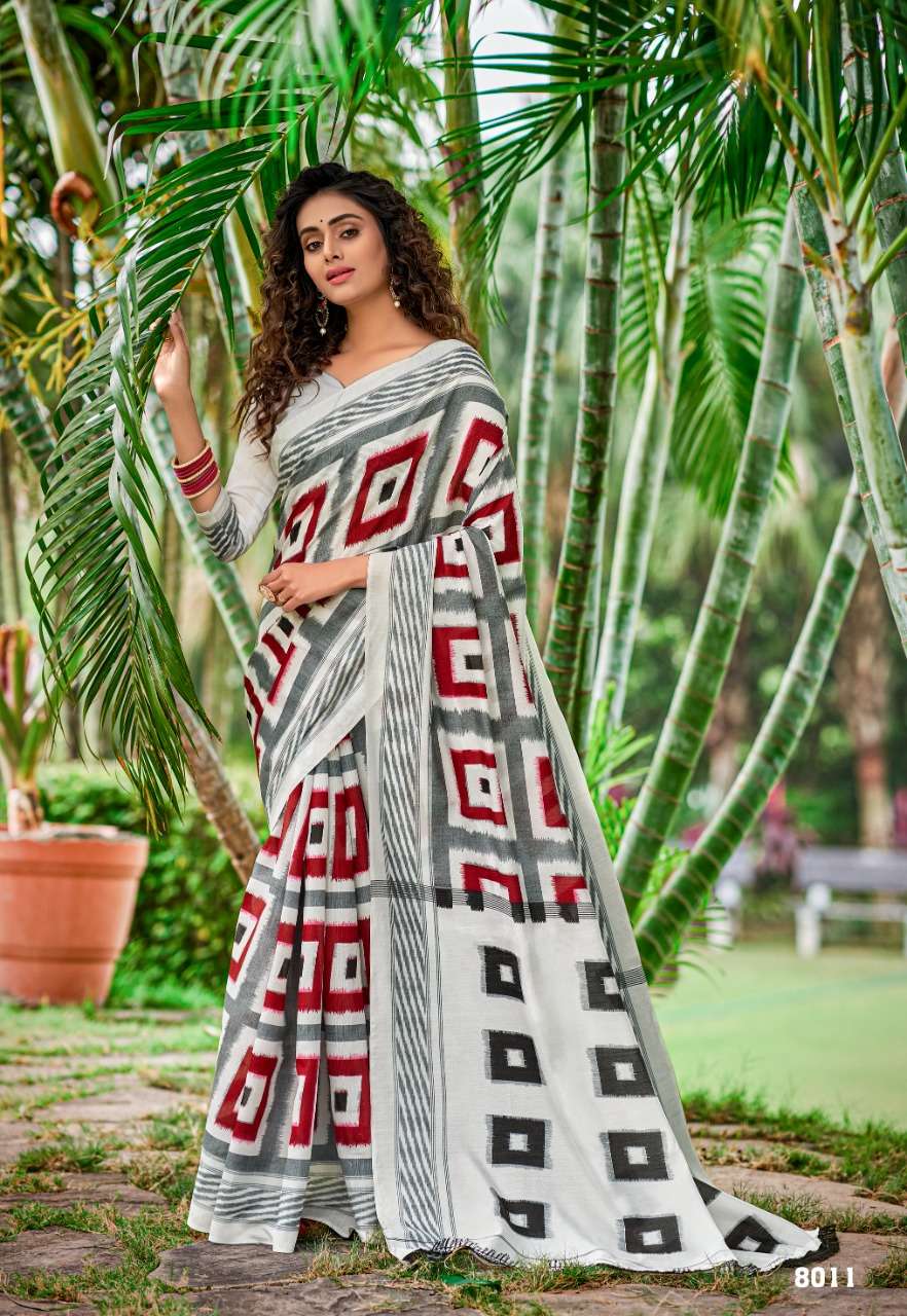 VINAMRA ROCKSTAR IKKAT VOL 2 COTTON SAREES