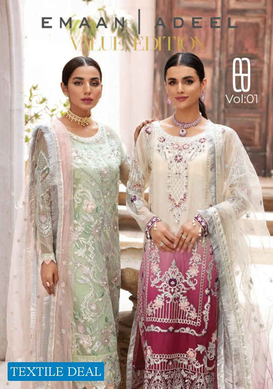 Emaan Adeel Value Edition Vol-1 Original Pakistani Suits