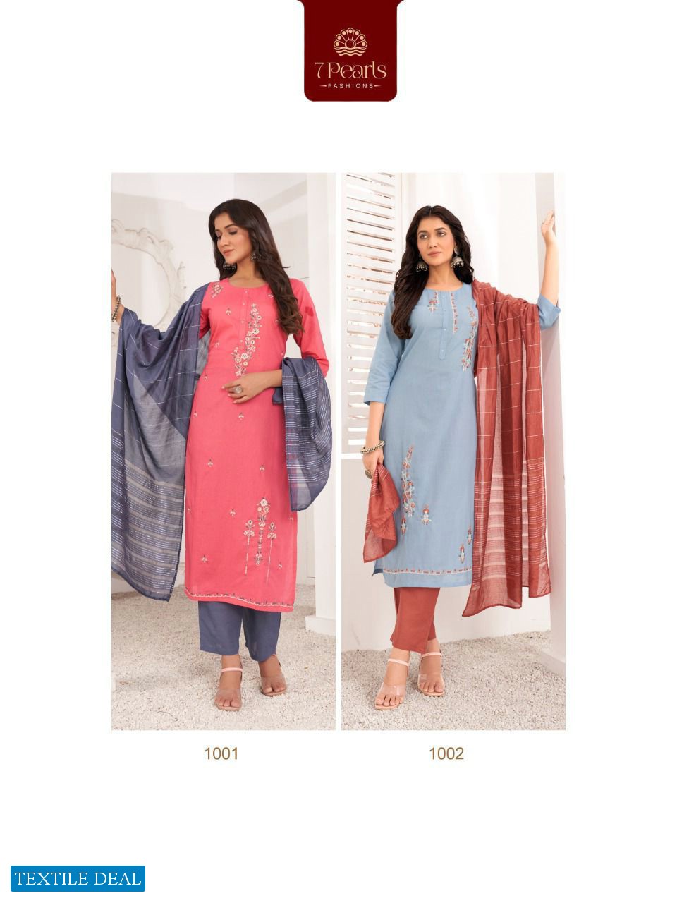 7 Pearl Spring Wholesale Full Stitched 3 Piece Collection