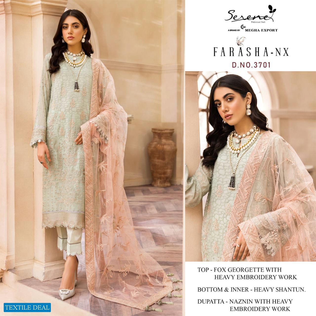 Serene Farasha Nx Wholesale Pakistani Concept Dress