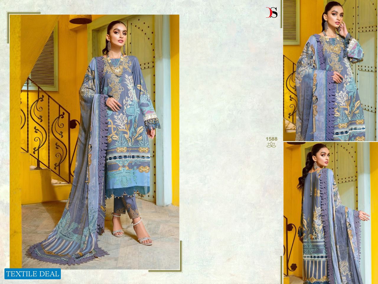 Deepsy Bliss Lawn 22 Vol-2 Wholesale Pakistani Concept Dress