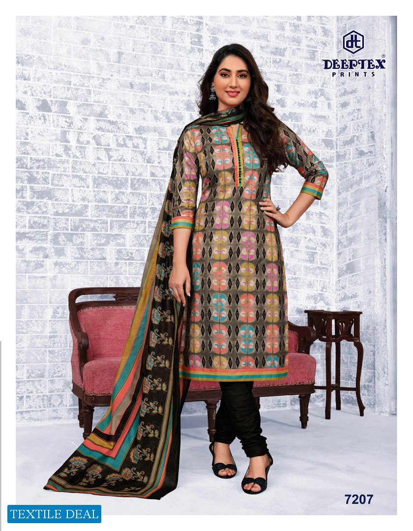 Deeptex Miss Indian Vol-72 Wholesale Pure Cotton Printed Dress Material