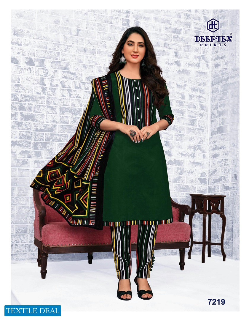 Deeptex Miss Indian Vol-72 Wholesale Pure Cotton Printed Dress Material