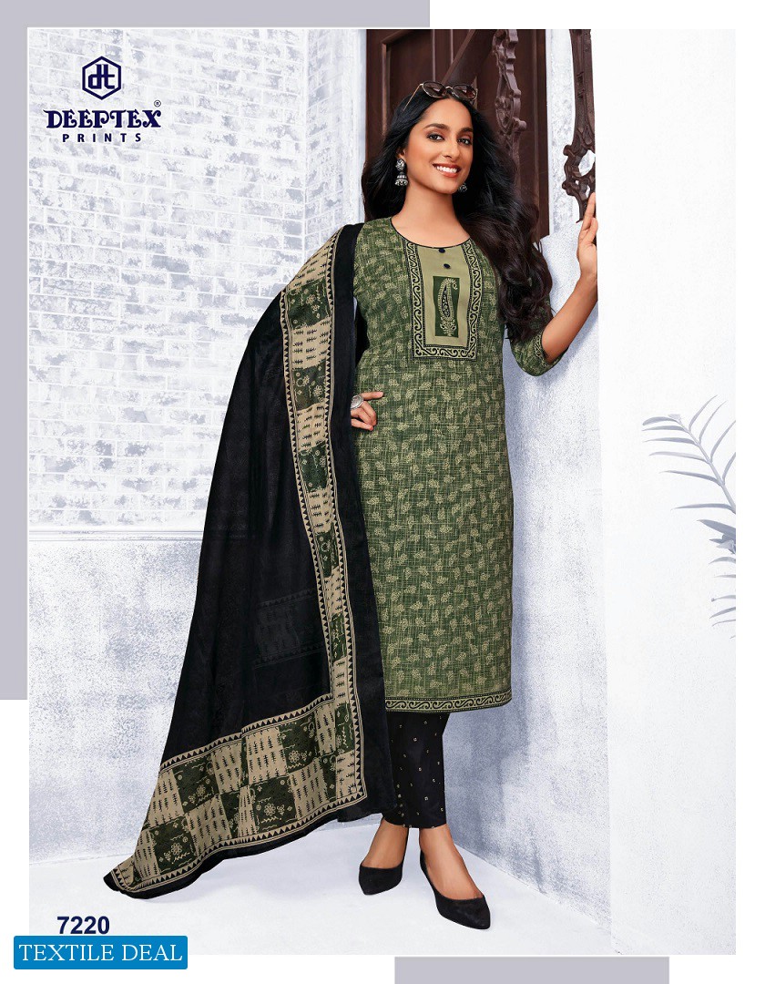 Deeptex Miss Indian Vol-72 Wholesale Pure Cotton Printed Dress Material