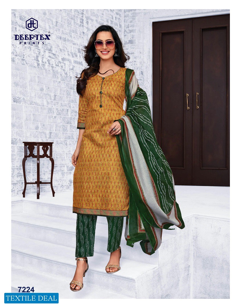 Deeptex Miss Indian Vol-72 Wholesale Pure Cotton Printed Dress Material