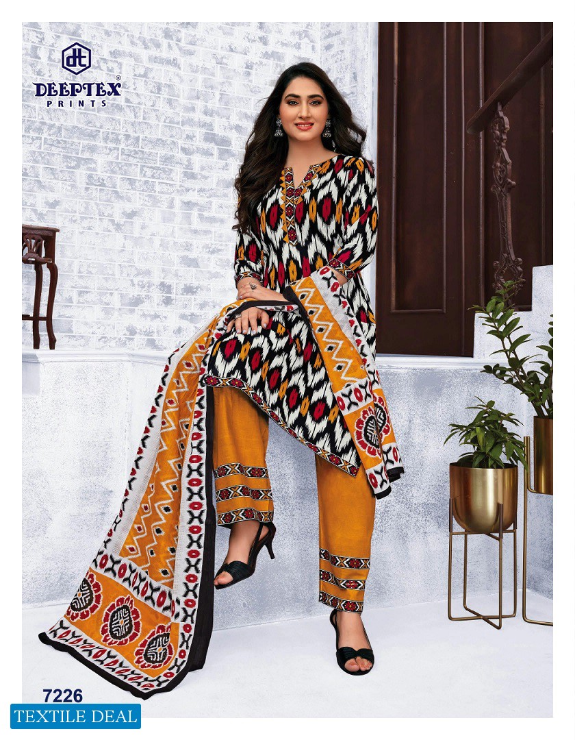 Deeptex Miss Indian Vol-72 Wholesale Pure Cotton Printed Dress Material