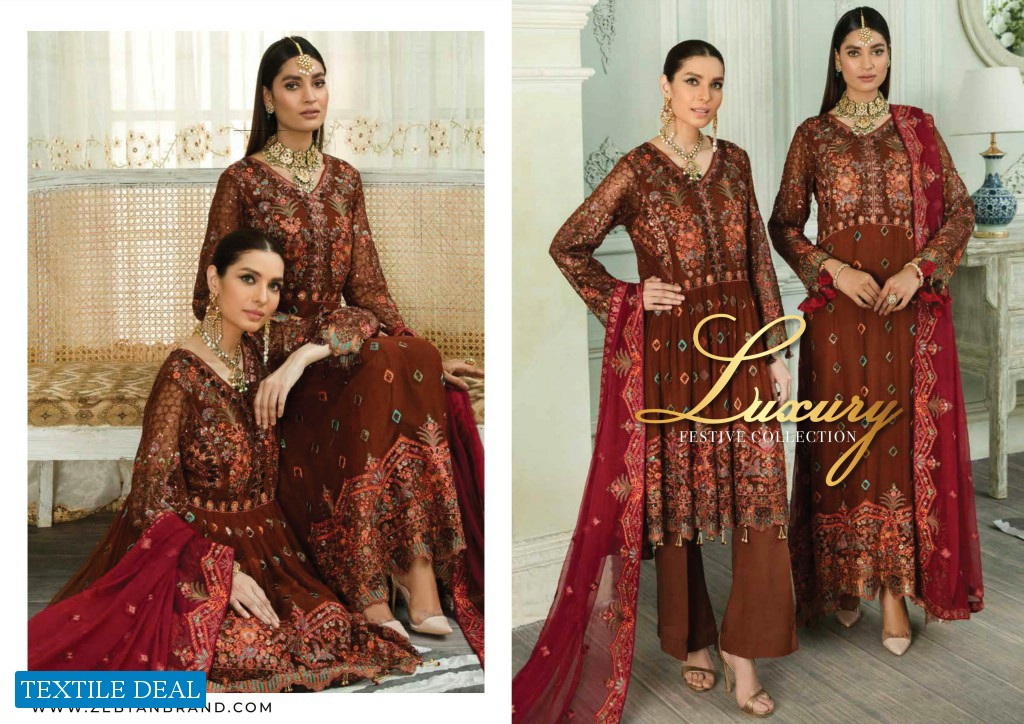 Zebtan Farmaish Festive Collection Branded Pakistani Suits