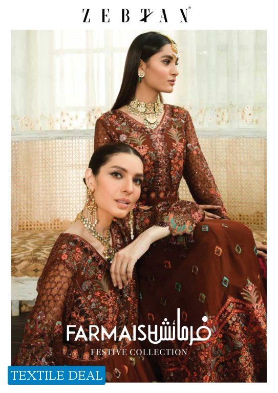 Zebtan Farmaish Festive Collection Branded Pakistani Suits