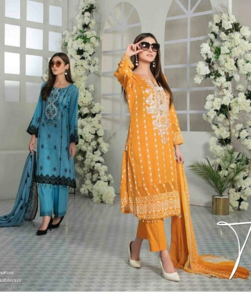 Tawakkal Titania Wholesale Unstitched Embroidered Lawn Shirt Pakistani Catalogs