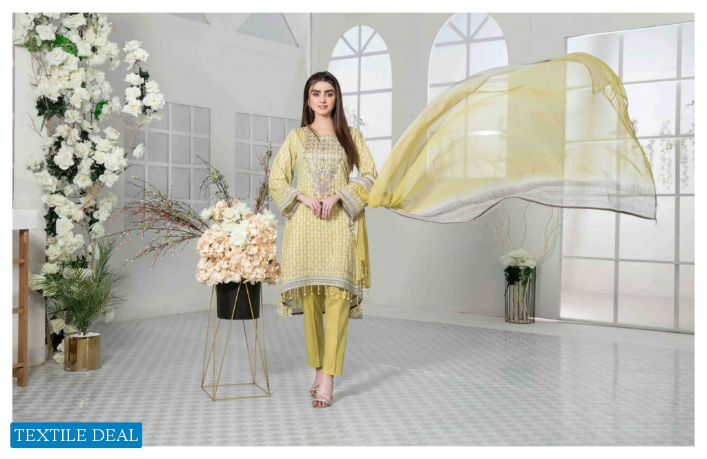 Tawakkal Titania Wholesale Unstitched Embroidered Lawn Shirt Pakistani Catalogs