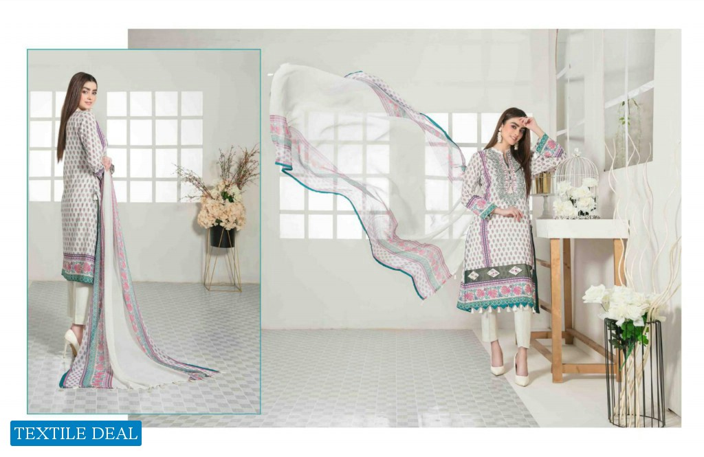 Tawakkal Titania Wholesale Unstitched Embroidered Lawn Shirt Pakistani Catalogs