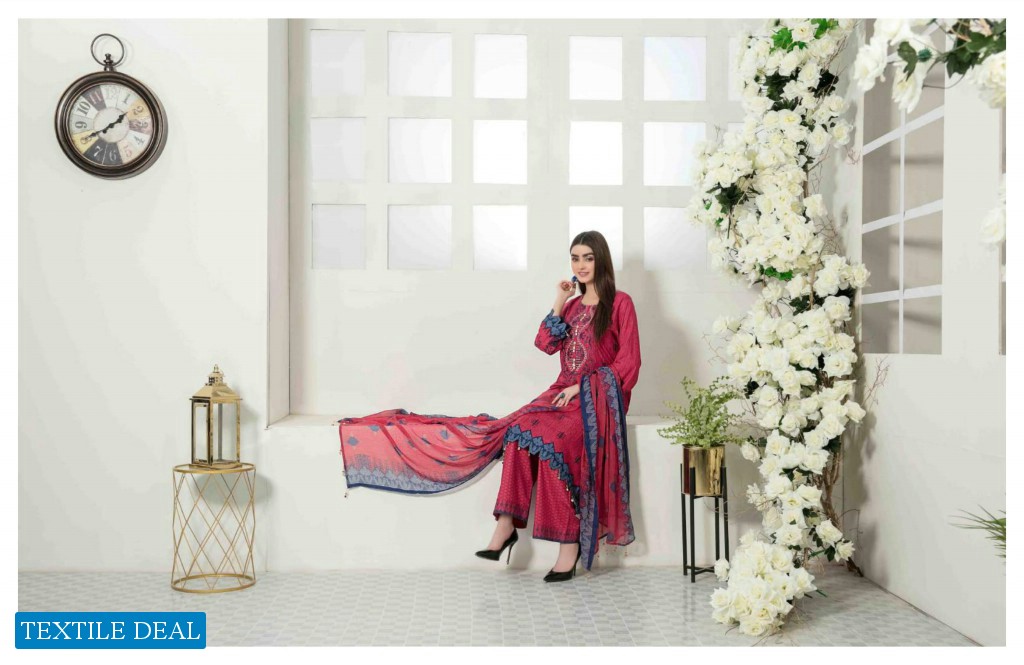 Tawakkal Titania Wholesale Unstitched Embroidered Lawn Shirt Pakistani Catalogs