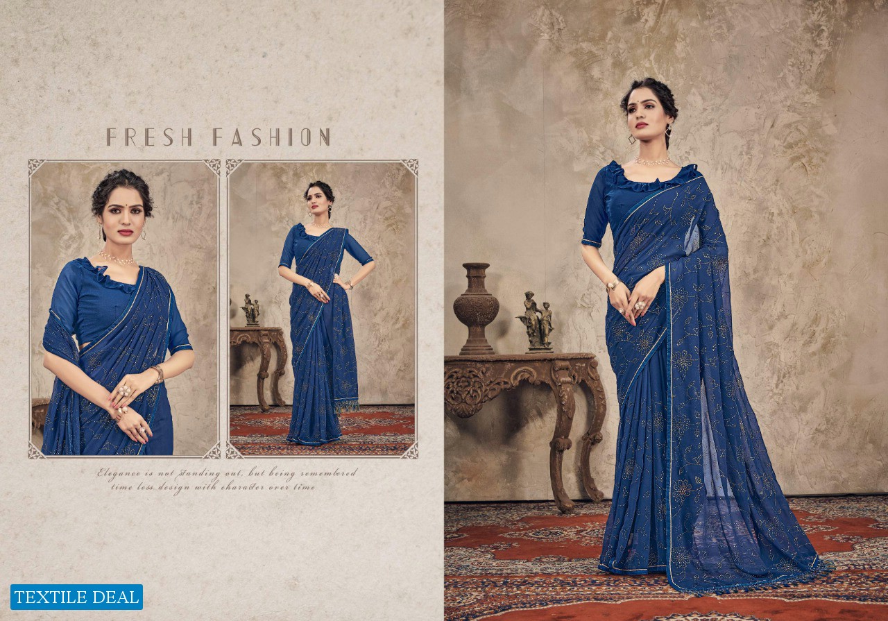 YNF GENELIA GEORGETTE WHOLESALE GEORGETTE INDIAN SAREES