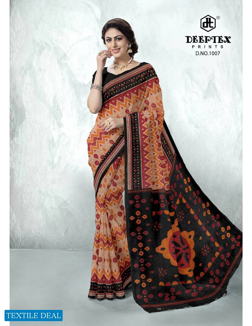 Deeptex Prime Time Vol-1 Wholesale Pure Cotton Printed Sarees