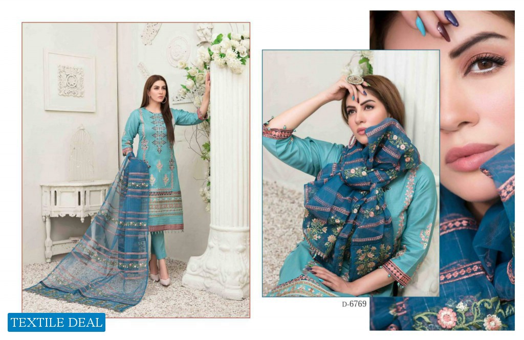 Tawakkal Sharleez Festive Collection Fancy Dupatta Wholesale Pakistani Dress