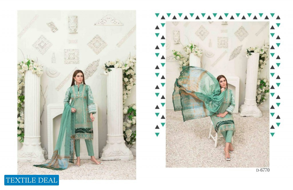 Tawakkal Sharleez Festive Collection Fancy Dupatta Wholesale Pakistani Dress