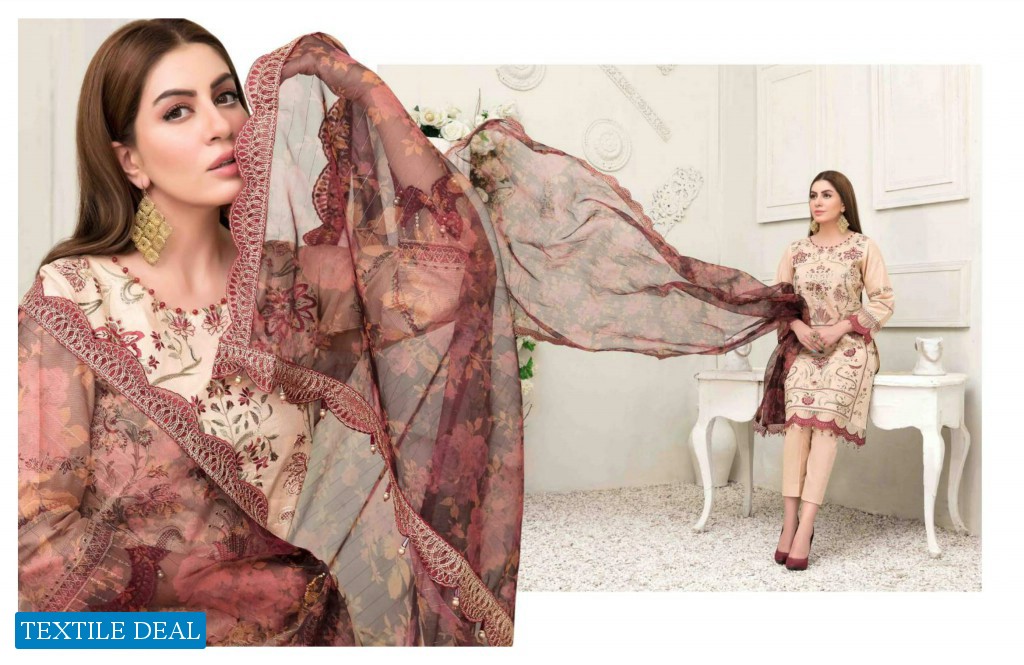 Tawakkal Sharleez Festive Collection Fancy Dupatta Wholesale Pakistani Dress