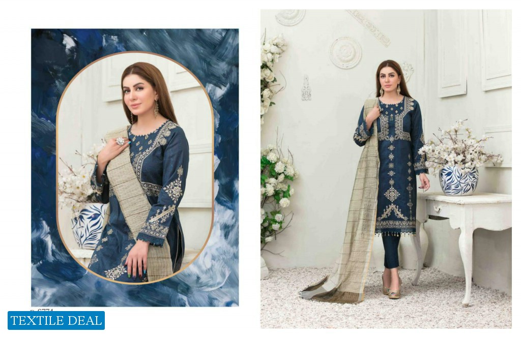 Tawakkal Sharleez Festive Collection Fancy Dupatta Wholesale Pakistani Dress