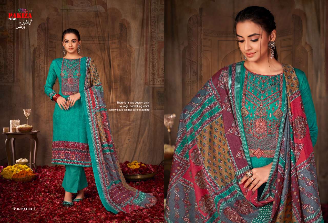 PAKIZA PRINTS VOLUME 11 COTTON PRINTED SUITS WHOLESALER