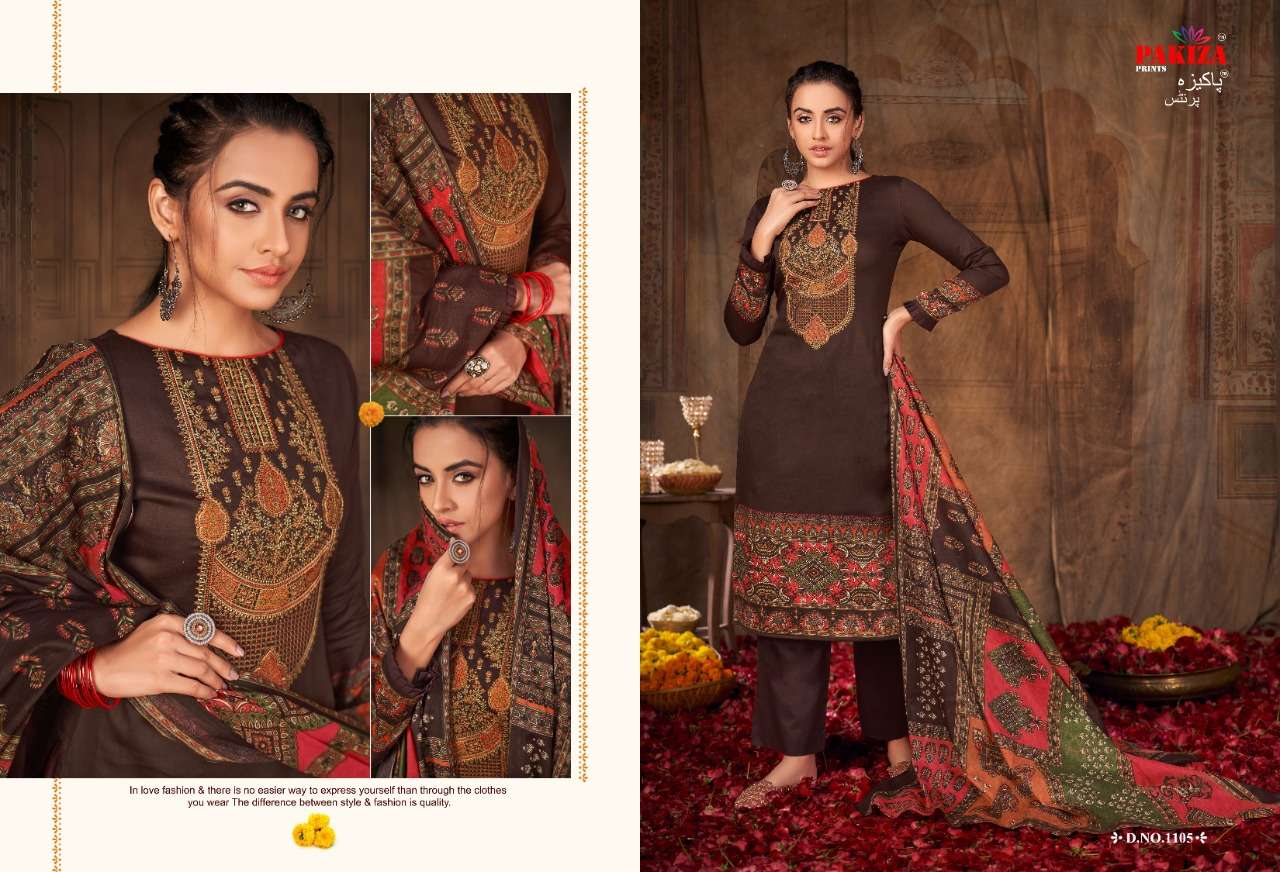 PAKIZA PRINTS VOLUME 11 COTTON PRINTED SUITS WHOLESALER