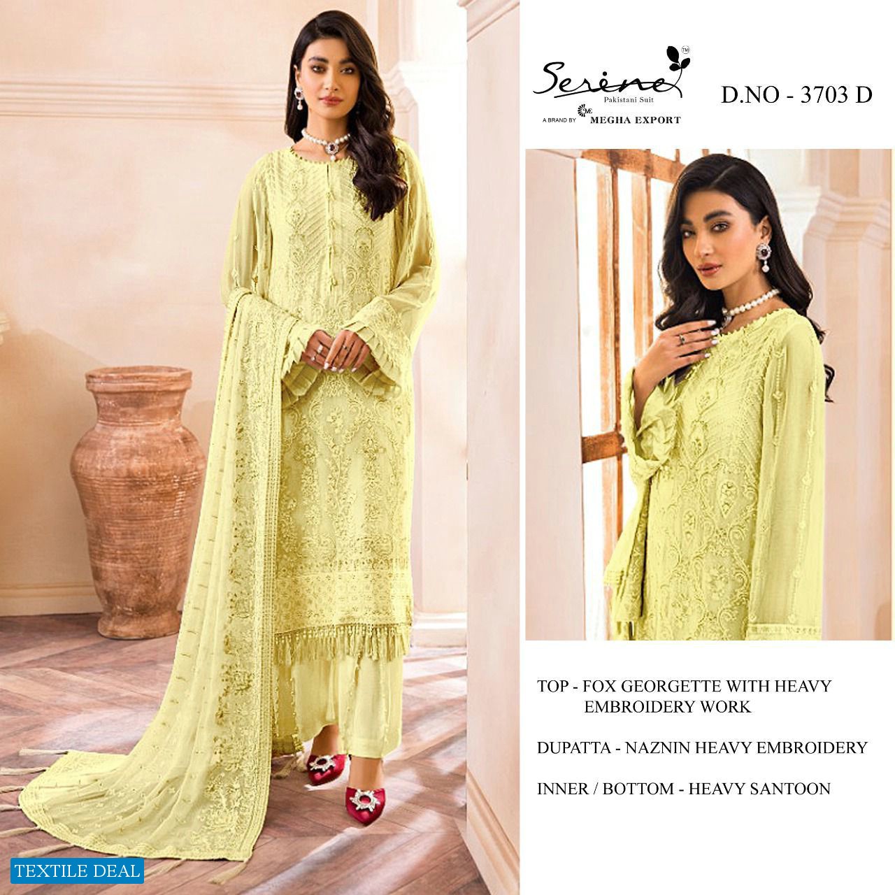 Serine 3703 Colour Wholesale Pakistani Concept Dress