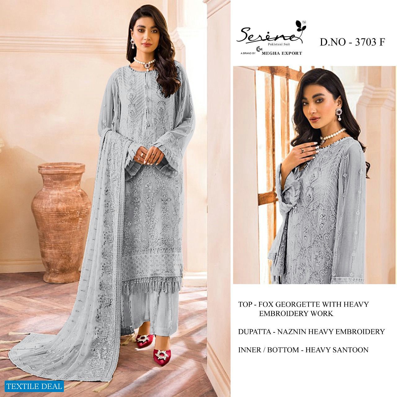 Serine 3703 Colour Wholesale Pakistani Concept Dress