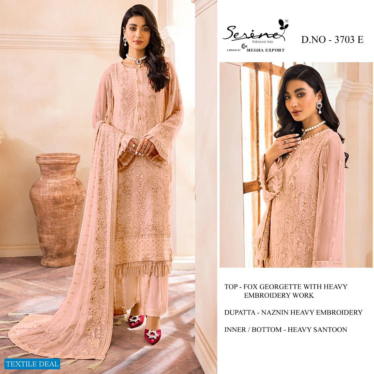 Serine 3703 Colour Wholesale Pakistani Concept Dress