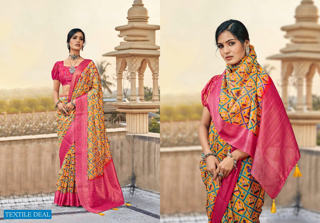 YNF ORGANZA PATOLA WHOLESALE ORGANZA DIGITAL SAREES