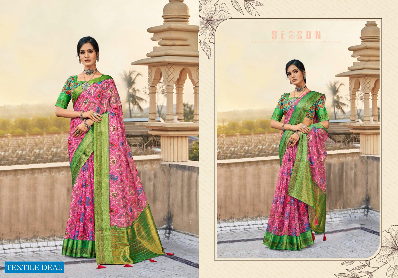 YNF ORGANZA PATOLA WHOLESALE ORGANZA DIGITAL SAREES