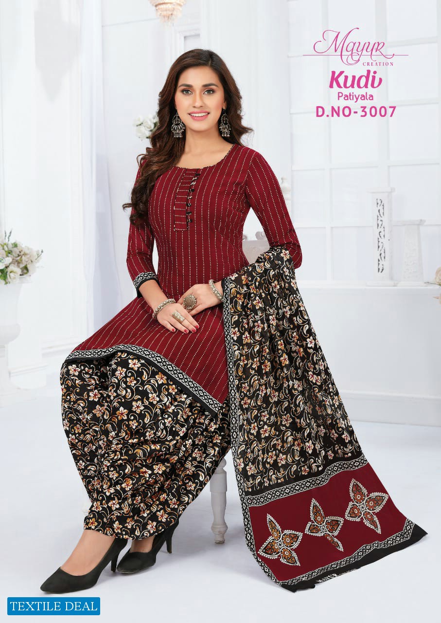 Mayur Kudi Patiyala Vol-3 Wholesale Pure Cotton Dress Material