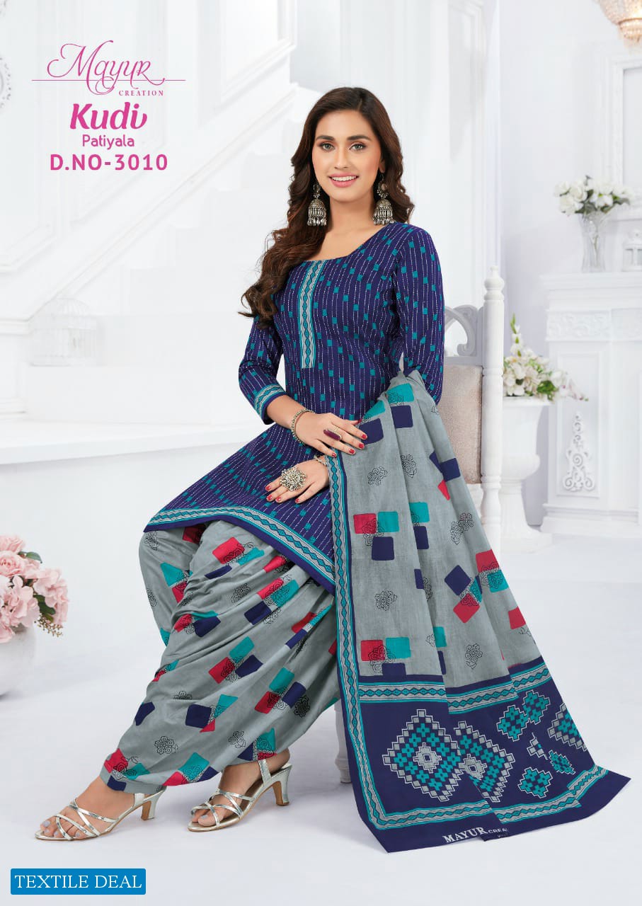Mayur Kudi Patiyala Vol-3 Wholesale Pure Cotton Dress Material