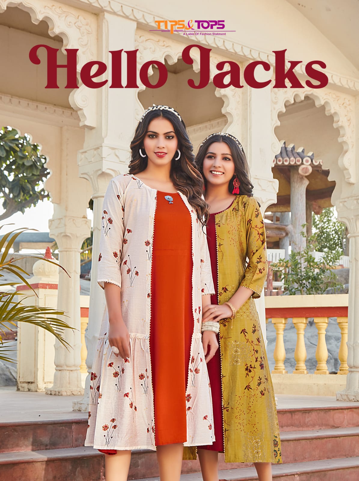 Tips And Tops Hello Jacks Wholesale Jacket Edtion Long Kurtis