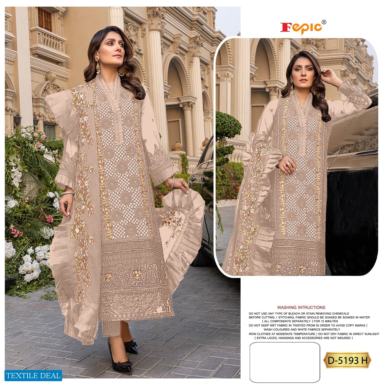 Fepic Rosemeen D-5193 Colour Wholesale Pakistani Concept Dress