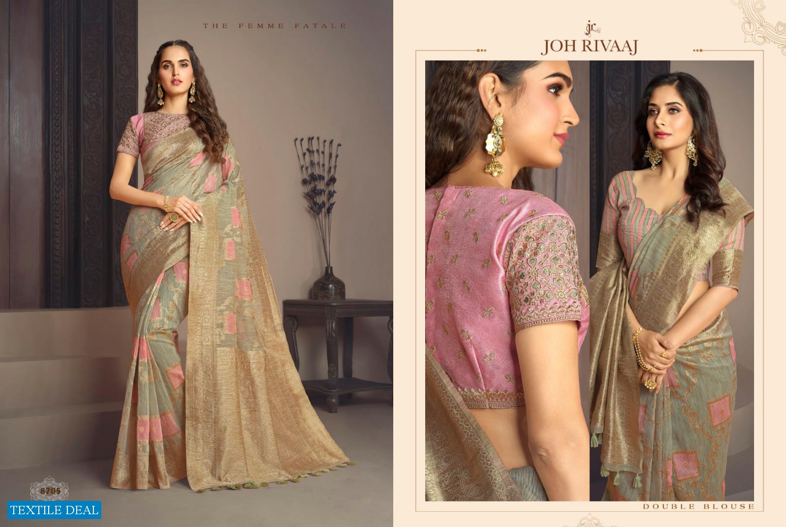 Joh Rivaaj Bunai Vol-3 Wholesale Weaving Sarees