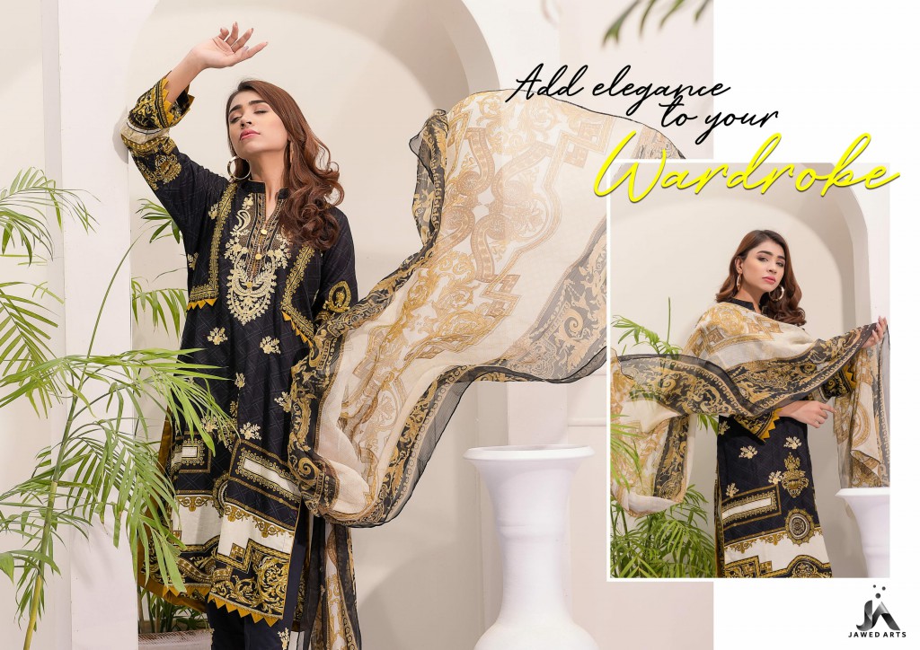 Jawed Art Chashni Printed Embroidered Collection